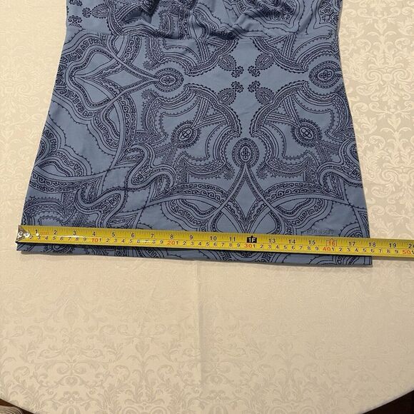 Patagonia Womens Sleeveless Athletic Top Shirt Sz Medium Blue Shelf Bra Stretch - Picture 6 of 7